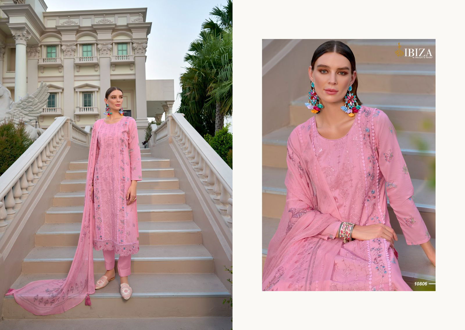 Lavesta By Ibiza Lawn Cotton Digital Printed Salwar Kameez Wholesale Clothing Suppliers In India

